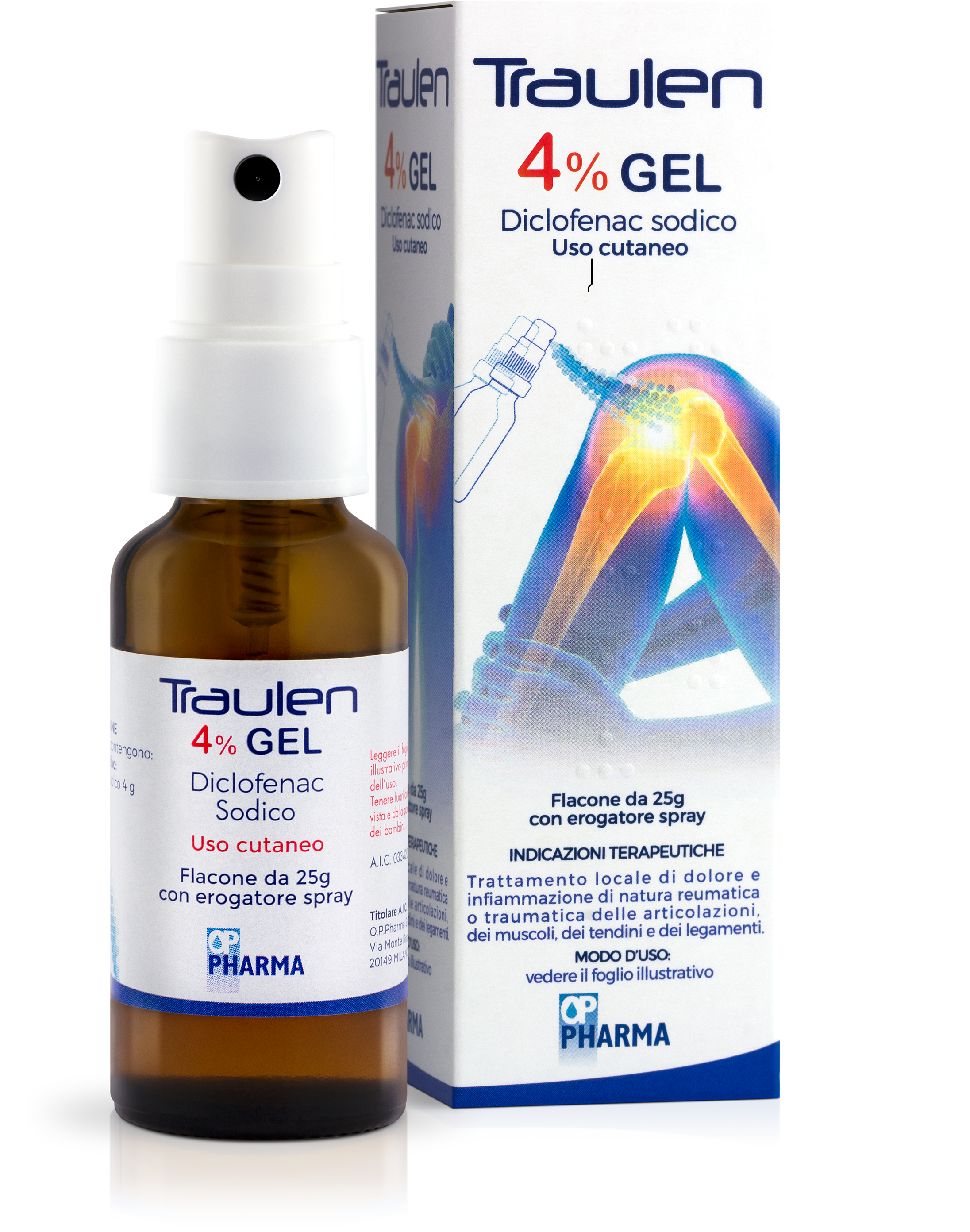TRAULEN*GEL 4% FL 25G C/EROG - Farmacia De Pasquale