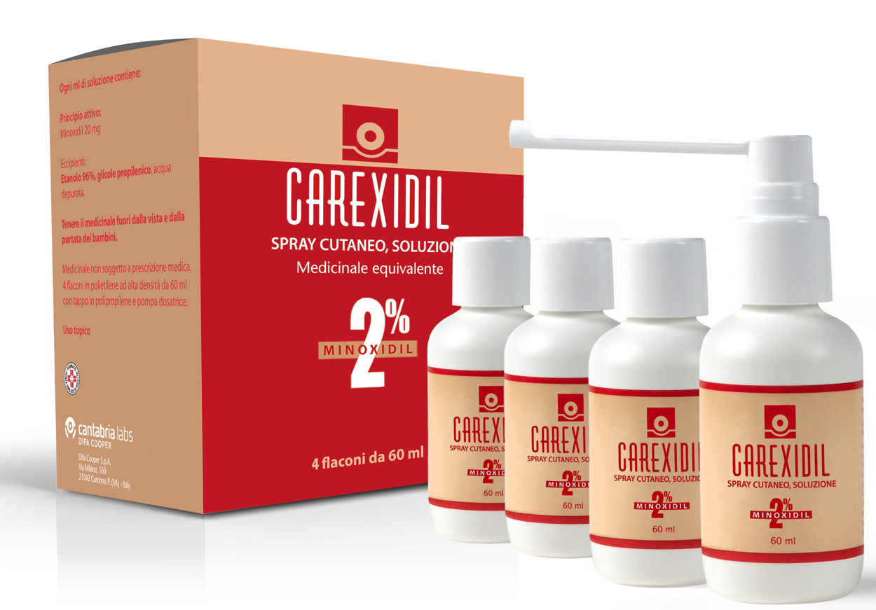 CAREXIDIL*4FL SOLUZ CUT 60ML2% - Farmacia De Pasquale