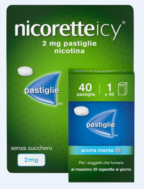 NICORETTEICY*40PAST 2MG - Farmacia De Pasquale