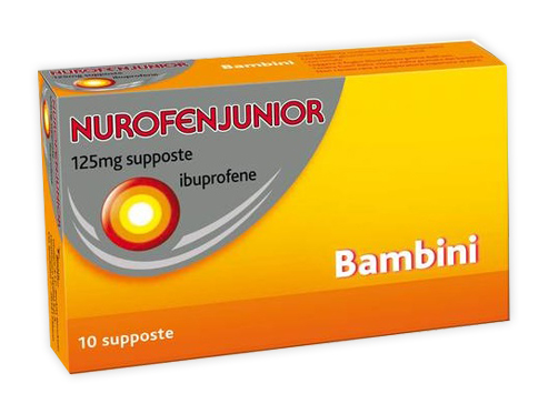 NUROFENJUNIOR*10SUPP 125MG - Farmacia De Pasquale