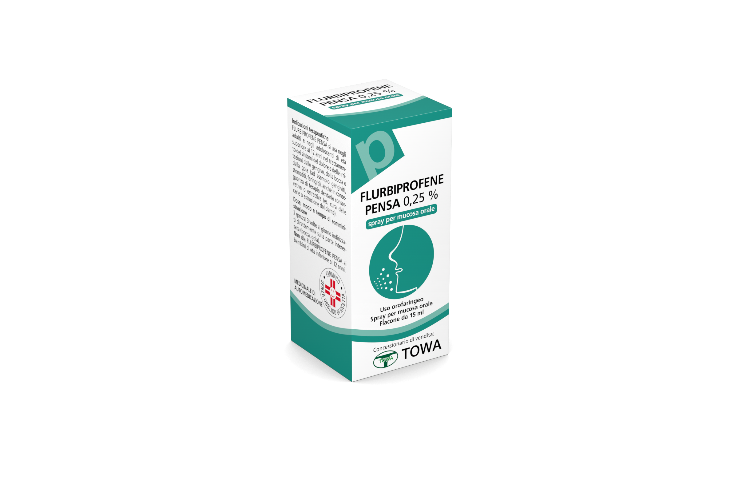 FLURBIPROFENE PE*OS SPRAY 15ML - Farmacia De Pasquale