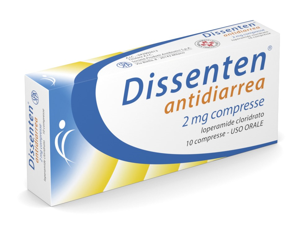 DISSENTEN ANTIDIARREA*10CPR2MG - Farmacia De Pasquale