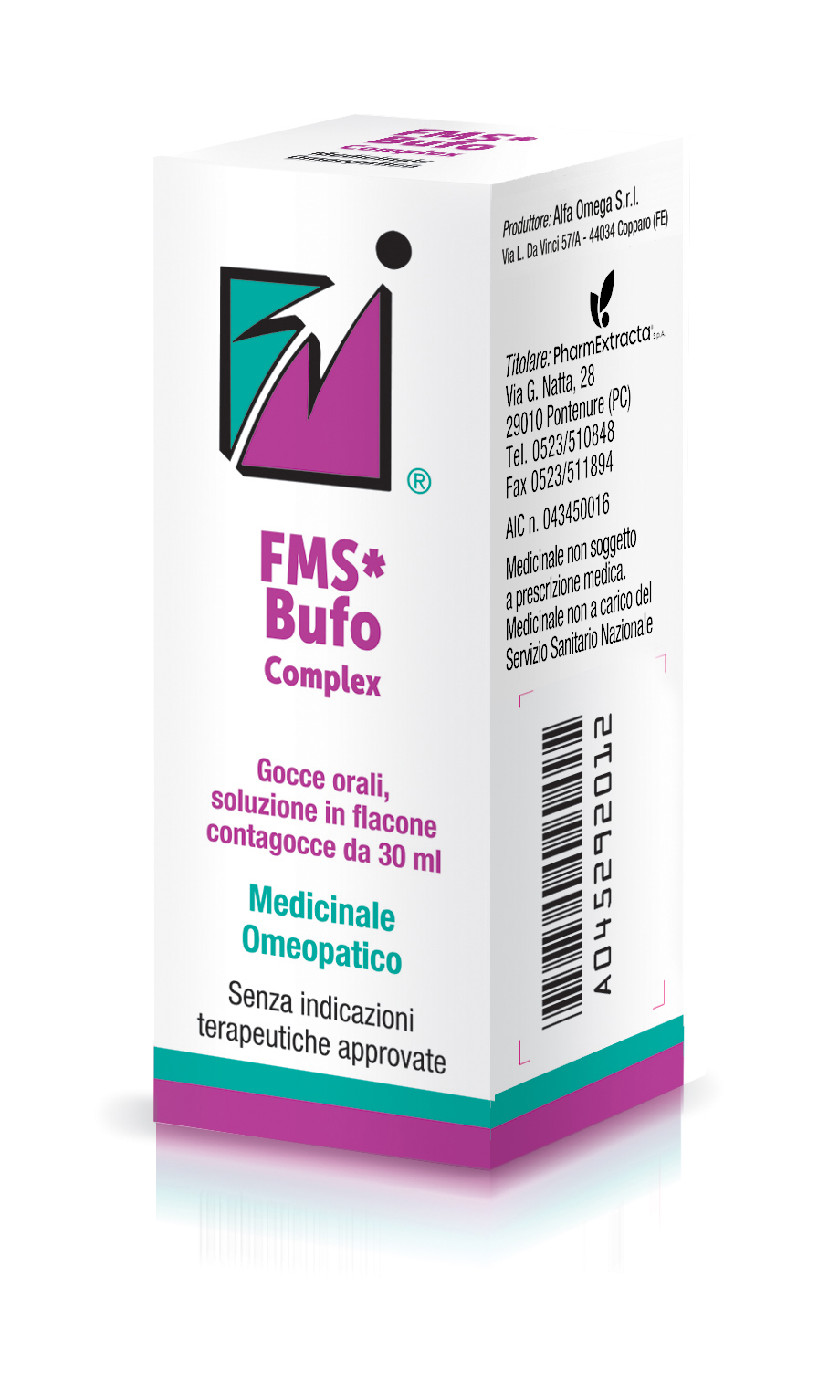 FMS BUFO COMPLEX*30ML GTT - Farmacia De Pasquale