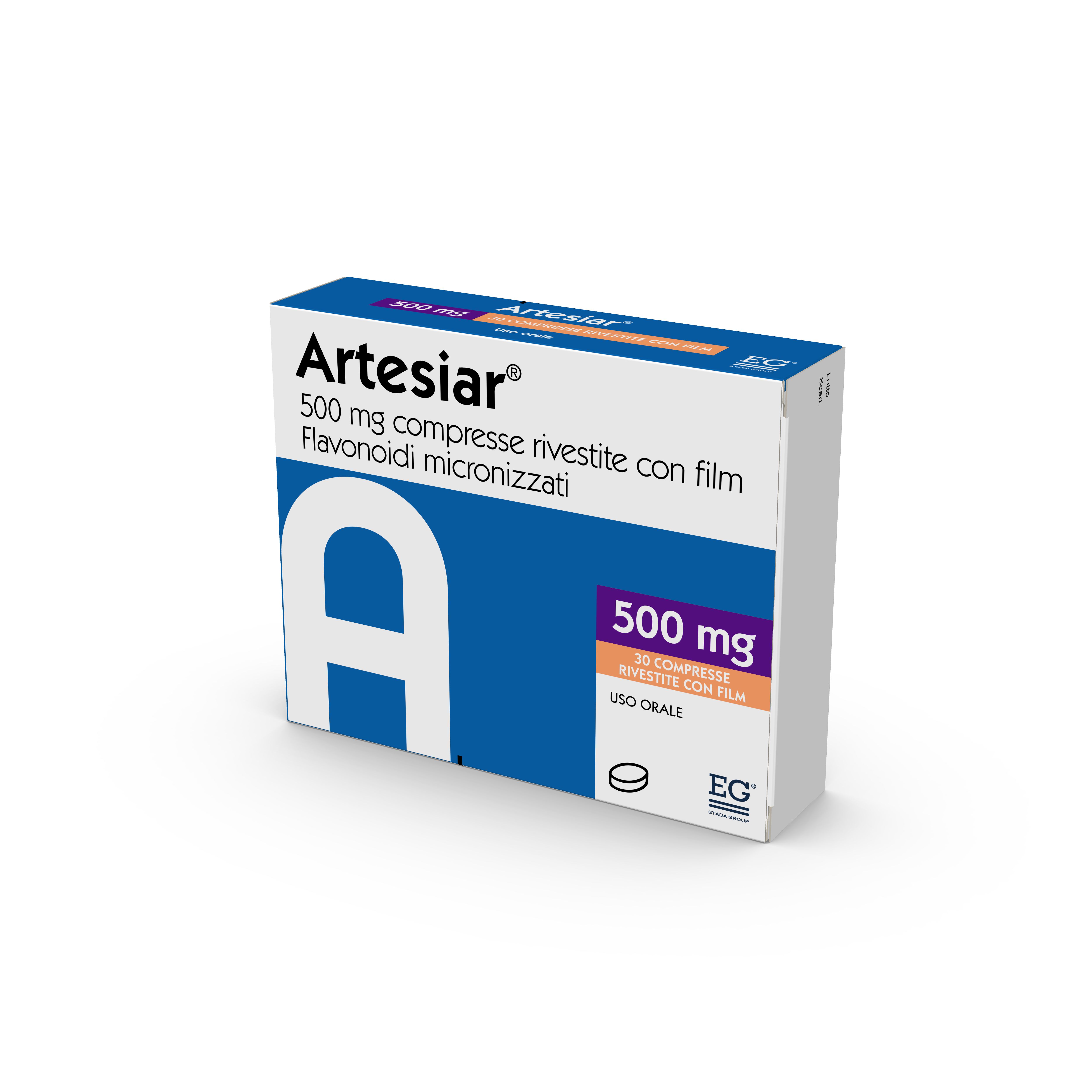 ARTESIAR*30CPR RIV 500MG - Farmacia De Pasquale