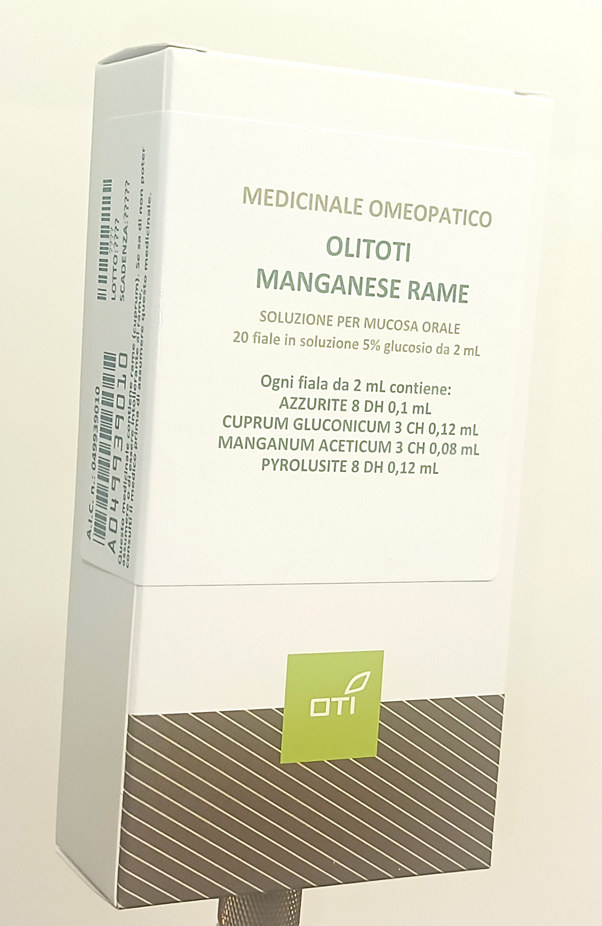 OLITOTI MANGANESE RAME*OS 20F - Farmacia De Pasquale
