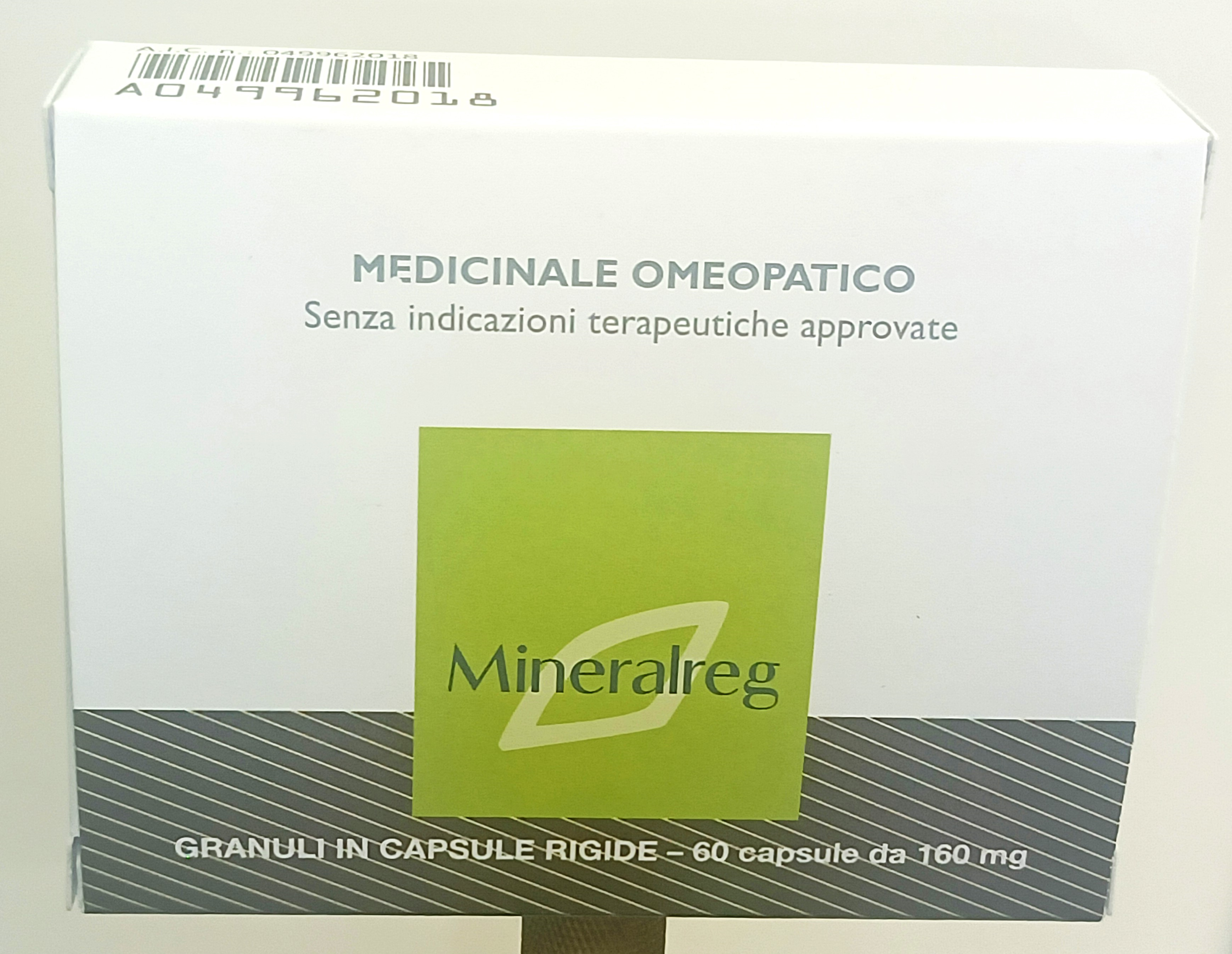 MINERALREG*60CPS 160MG - Farmacia De Pasquale