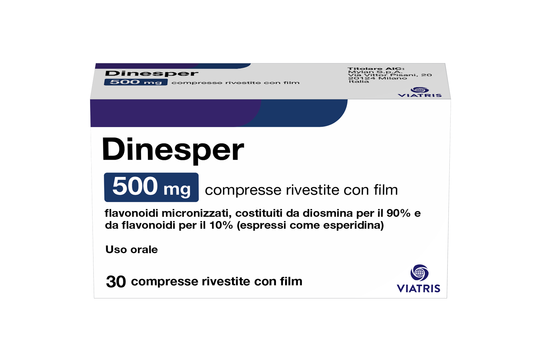 DINESPER*30CPR RIV 500MG - Farmacia De Pasquale