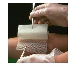 GARZA MEDICATA BACTIGRAS CON CLOREXIDINA ACETATO 0,5% 10X10CM 10 PEZZI - Farmacia De Pasquale