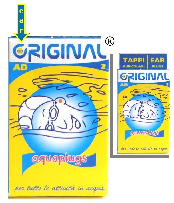 TAPPI AURICOLARI IDRORESISTENTI EAR ORIGINAL AQUAPLUGS 2 PEZZI - Farmacia De Pasquale
