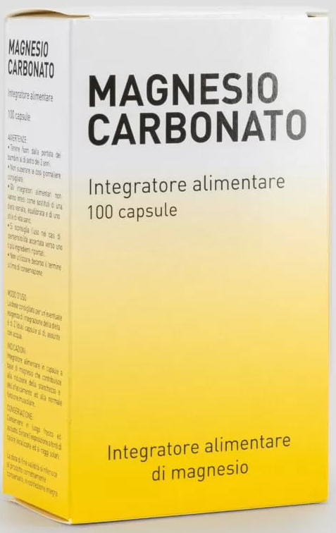 MAGNESIO CARBONATO 100 CAPSULE - Farmacia De Pasquale
