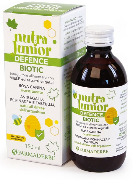 NUTRA JUNIOR DEFENCE BIOTIC 150 ML - Farmacia De Pasquale