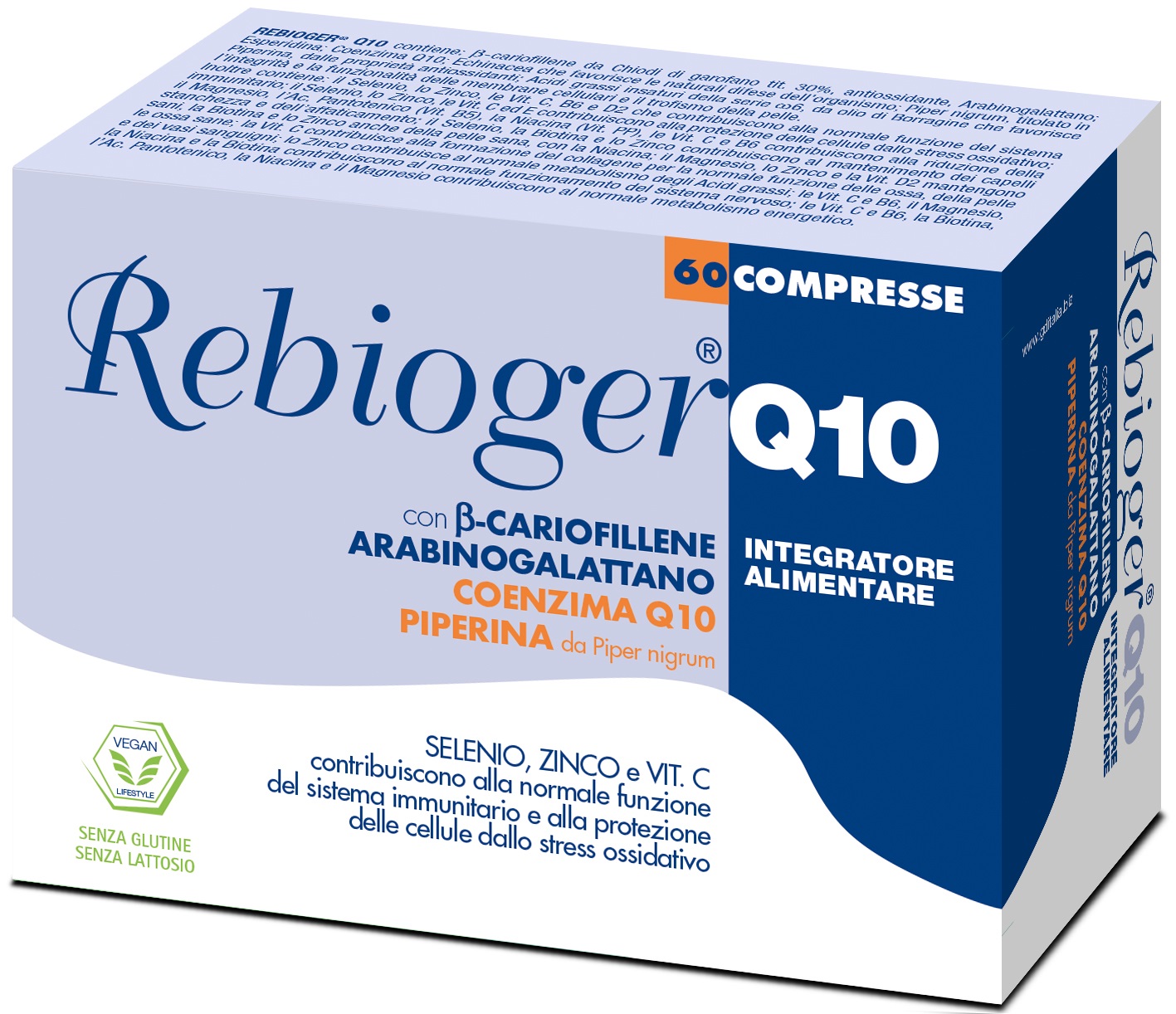 REBIOGER Q10 60 COMPRESSE - Farmacia De Pasquale