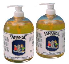 L'AMANDE MARSEILLE SAPOBNE LIQUIDO VEGETALE OLII ESSENZIALI 500 ML - Farmacia De Pasquale