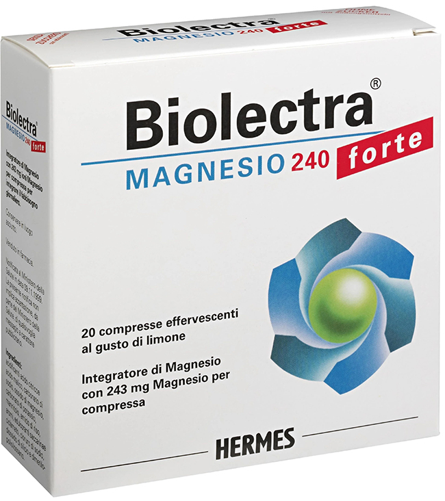 BIOLECTRA MAGNESIO FORTE 20 COMPRESSE - Farmacia De Pasquale
