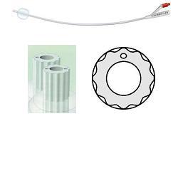 CATETERE VESCICALE IN SILICONE PROFILCATH PLUS SCANALATO 2 VIE CH18 LUNGHEZZA 31 CM PUNTA CILINDRICA 2 FORI CONTRAPPOSTI PALLONCINO 5 ML 1 PEZZO - Farmacia De Pasquale