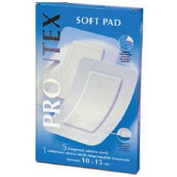 GARZA COMPRESSA PRONTEX SOFT PAD AUTOADESIVA 10X15CM 6 PEZZI - Farmacia De Pasquale