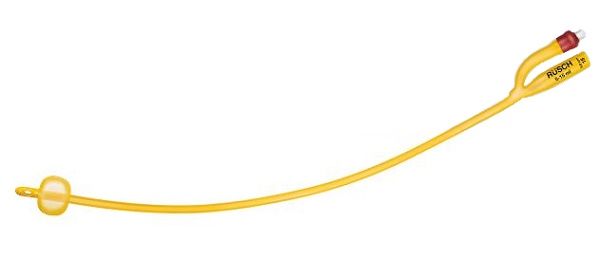 CATETERE FOLEY A MEDIA PERMANENZA  RUSCH GOLD PLUS A 2 VIE IN SILKOLATEX LATTICE-SILICONE PER ADULTO CH22 LUNGHEZZA 40 CM PUNTA CILINDRICA A 2 FORI PALLONCINO 30-50 ML 1 PEZZO - Farmacia De Pasquale