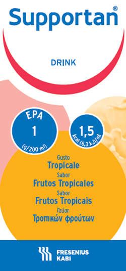SUPPORTAN DRINK FRUTTI TROPICALI 4 FLACONI X 200 ML - Farmacia De Pasquale