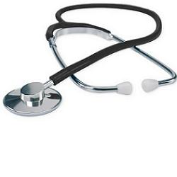 FONENDOSCOPIO LOGIKO A TESTA PIATTA DIAMETRO 45 MM ALTEZZA 10 MM TUBO AD Y DIAMETRO 5 MM LUNGHEZZA 60 CM - Farmacia De Pasquale