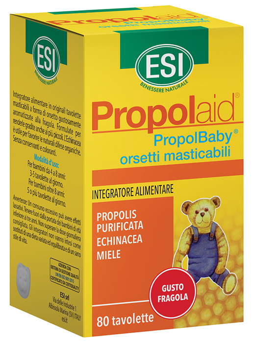 ESI PROPOLAID ORSETTI JUNIOR 80 TAVOLETTE - Farmacia De Pasquale
