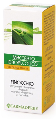 FARMADERBE FINOCCHIO MACERATO IDROALCOLICO 50 ML - Farmacia De Pasquale