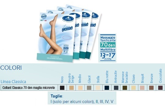 SAUBER COLLANT 70 DENARI MAGLIA MICRORETE NEUTRO BEIGE 3 LINEA CLASSICA - Farmacia De Pasquale
