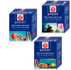 TAPPO AURICOLARE IN SILICONE PIC SPORT PER BAMBINI 2 PEZZI - Farmacia De Pasquale
