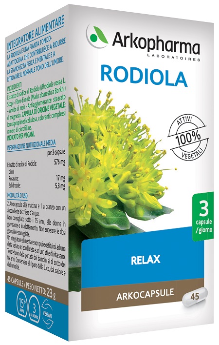 ARKO CAPSULE RODIOLA 45 CAPSULE - Farmacia De Pasquale
