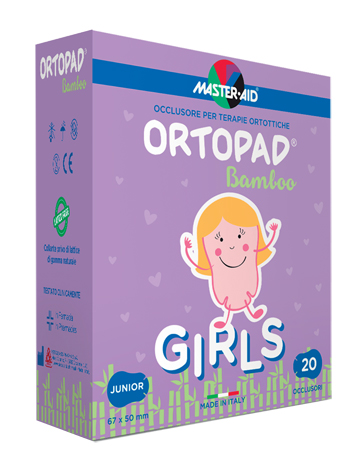 CEROTTO OCULARE PER ORTOTTICA ORTOPAD GIRLS JUNIOR 5X6,7 20 PEZZI - Farmacia De Pasquale