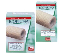 ICOPIUMA BENDA GARZA ELASTICA AUTOFISSANTE CM8X4MT - Farmacia De Pasquale