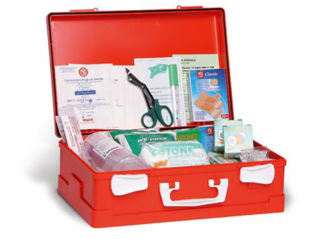 PACCHETTO DI MEDICAZIONE REINTEGRO DEL PACCO BASE COMPLETO ALLEGATO1 DM 388 DEL 15/07/2003 - Farmacia De Pasquale