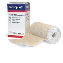 BENDA ELASTICA AUTOADESIVA TENSOPLAST CON OSSIDO DI ZINCO 4,5X500CM - Farmacia De Pasquale
