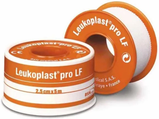 CEROTTO CHIRURGICO MEDICATO IN ROCCHETTO LEUKOPLAST PRO LF CON OSSIDO DI ZINCO 2,5X500 CM - Farmacia De Pasquale