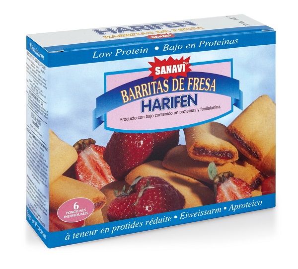 HARIFEN SNACK FRAGOLA 125 G - Farmacia De Pasquale