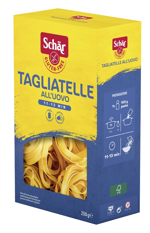SCHAR TAGLIATELLE ALL'UOVO 250 G - Farmacia De Pasquale