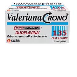 VALERIANA CRONO 135 CON DUOFLAVINA FAST ACTION 30 COMPRESSE - Farmacia De Pasquale