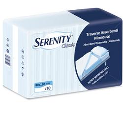 TRAVERSA SALVAMATERASSO PER INCONTINENZA SERENITY CLASSIC MISURA 80X180CM 15 PEZZI - Farmacia De Pasquale