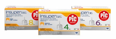 AGO PER PENNA DA INSULINA PIC 32 GAUGE 6 MM 100 PEZZI - Farmacia De Pasquale