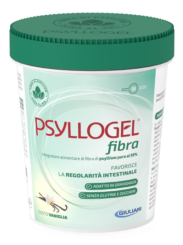PSYLLOGEL FIBRA VANIGLIA VASO 170 G - Farmacia De Pasquale