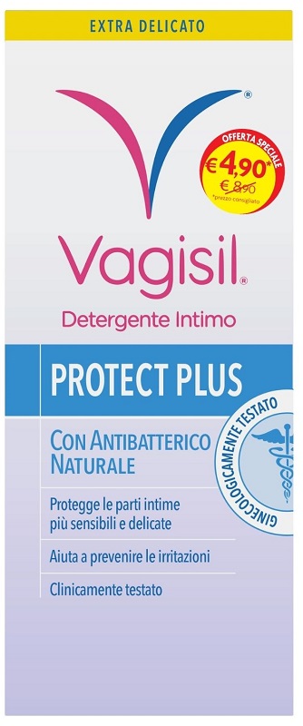 VAGISIL DETERGENTE INTIMO PROTECT PLUS 250 ML - Farmacia De Pasquale
