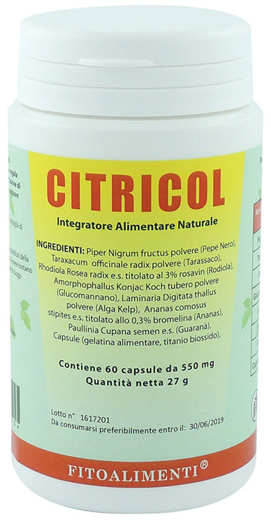 CITRICOL 60 CAPSULE - Farmacia De Pasquale
