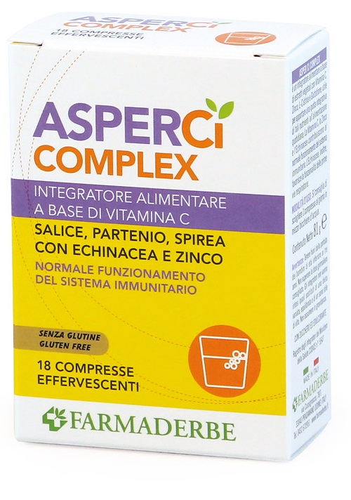 ASPER CI COMPLEX 18 COMPRESSE EFFERVESCENTI - Farmacia De Pasquale