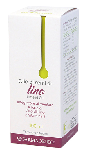 OLIO ALIMENTARE LINO SEMI 100 ML - Farmacia De Pasquale