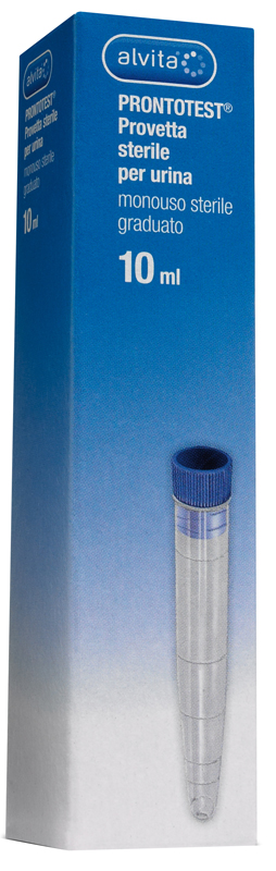 PROVETTA PER URINA ALVITA PRONTOTEST GRADUATA 10ML - Farmacia De Pasquale