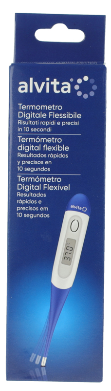 TERMOMETRO DIGITALE FLESSIBILE ALVITA - Farmacia De Pasquale