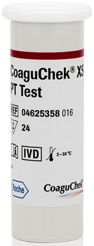 STRISCE REATTIVE PER APPARECCHIO AUTODIAGNOSTICO COAGUCHEK XS PT TEST 6 PEZZI - Farmacia De Pasquale