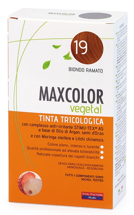 MAX COLOR VEGETAL 19 TINTURA 140 ML - Farmacia De Pasquale