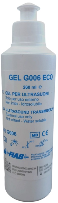 GEL PER APPARECCHI AD ULTRASUONI 260 ML - Farmacia De Pasquale