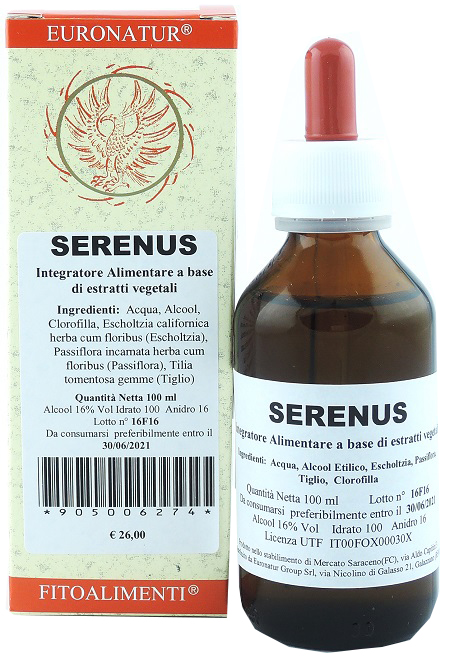 SERENUS GOCCE 100 ML - Farmacia De Pasquale