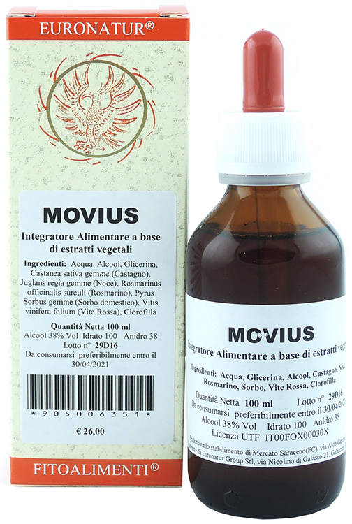MOVIUS GOCCE 100 ML - Farmacia De Pasquale